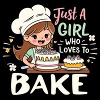 Just A Who Loves To Bake Cute Baking Graphic Cool Gift Doggie Tank