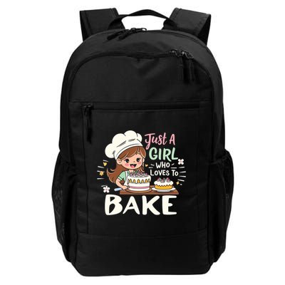 Just A Who Loves To Bake Cute Baking Graphic Cool Gift Backpack