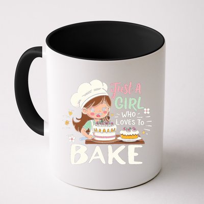 Just A Who Loves To Bake Cute Baking Graphic Cool Gift Mug