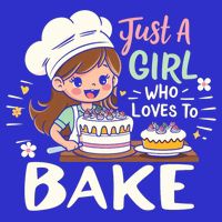 Just A Who Loves To Bake Cute Baking Graphic Cool Gift 16 in Basic Backpack
