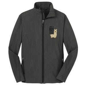 Just a Who Loves Alpacas Funny Alpaca Core Soft Shell Jacket