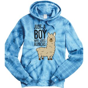 Just a Who Loves Alpacas Funny Alpaca Tie Dye Hoodie