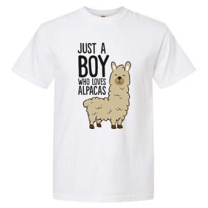 Just a Who Loves Alpacas Funny Alpaca Garment-Dyed Heavyweight T-Shirt