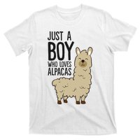 Just a Who Loves Alpacas Funny Alpaca T-Shirt