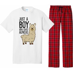 Just a Who Loves Alpacas Funny Alpaca Pajama Set