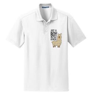 Just a Who Loves Alpacas Funny Alpaca Dry Zone Grid Polo