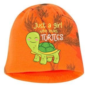 Just A Who Loves Turtles Sea Turtle Gift Kati - Camo Knit Beanie