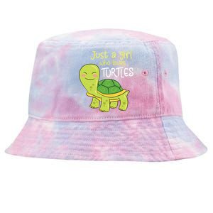 Just A Who Loves Turtles Sea Turtle Gift Tie-Dyed Bucket Hat