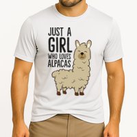 Just a Who Loves Alpacas Funny Alpaca Cooling Performance Crew T-Shirt