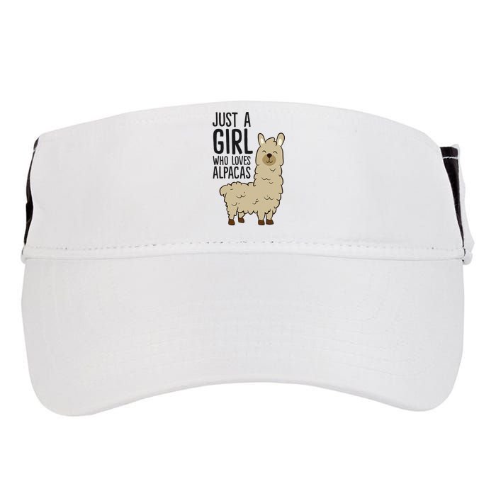 Just a Who Loves Alpacas Funny Alpaca Adult Drive Performance Visor