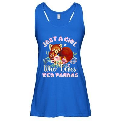 Just A Who Loves Red Pandas Cute Gift Ladies Essential Flowy Tank