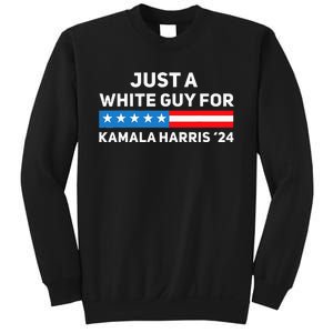 Just A White Guy For Kamala Harris 2024 President Election Sweatshirt