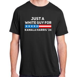 Just A White Guy For Kamala Harris 2024 President Election Adult ChromaSoft Performance T-Shirt