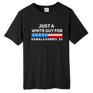 Just A White Guy For Kamala Harris 2024 President Election Tall Fusion ChromaSoft Performance T-Shirt