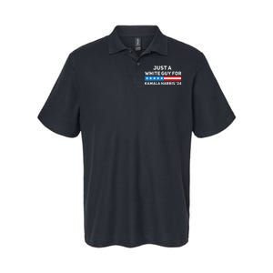 Just A White Guy For Kamala Harris 2024 President Election Softstyle Adult Sport Polo