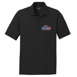 Just A White Guy For Kamala Harris 2024 President Election PosiCharge RacerMesh Polo