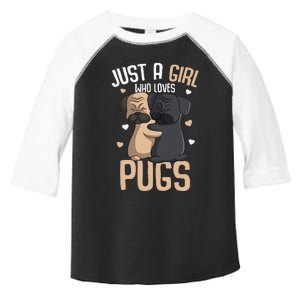 Just a who loves Pugs Pug Lover Toddler Fine Jersey T-Shirt