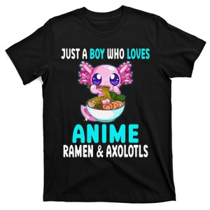 Just a Who Loves Anime Ra and Axolotls Kawaii T-Shirt