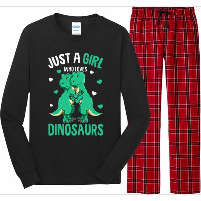 Just A Who Loves Dinosaurs TRex Dino Long Sleeve Pajama Set