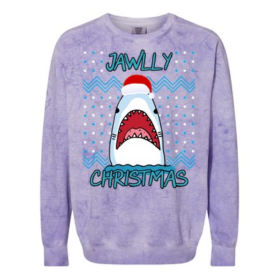 Jawlly Christmas Ugly Colorblast Crewneck Sweatshirt