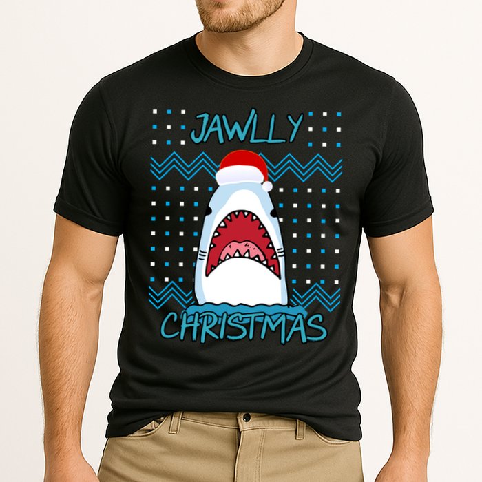 Jawlly Christmas Ugly Cooling Performance Crew T-Shirt