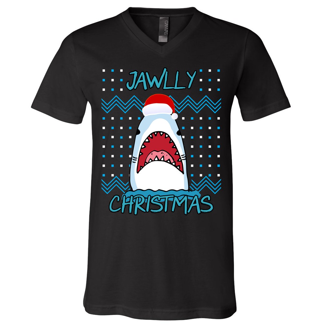 Jawlly Christmas Ugly V-Neck T-Shirt