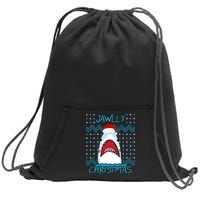 Jawlly Christmas Ugly Sweatshirt Cinch Pack Bag