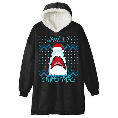 Jawlly Christmas Ugly Hooded Wearable Blanket