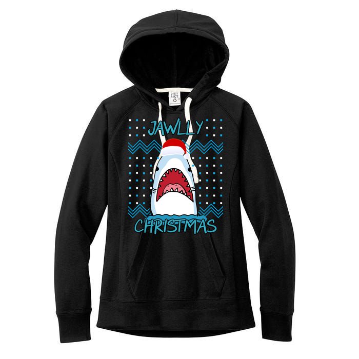 Jawlly Christmas Ugly Women's Fleece Hoodie