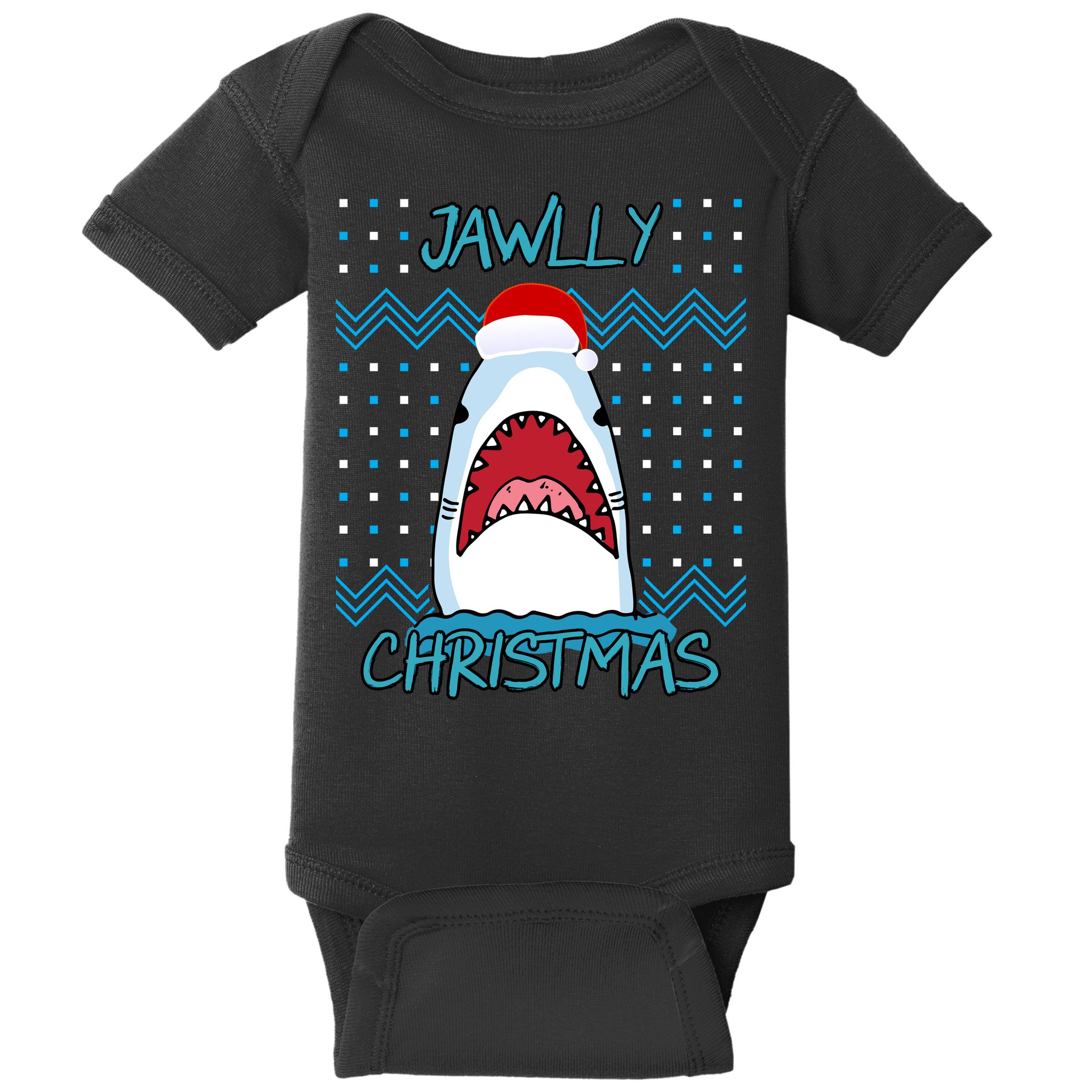 Jawlly Christmas Ugly Baby Bodysuit