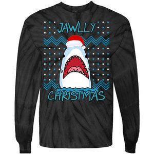 Jawlly Christmas Ugly Tie-Dye Long Sleeve Shirt