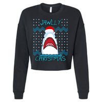 Jawlly Christmas Ugly Cropped Pullover Crew