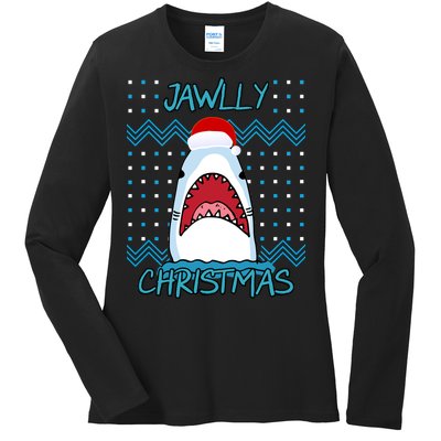 Jawlly Christmas Ugly Ladies Long Sleeve Shirt