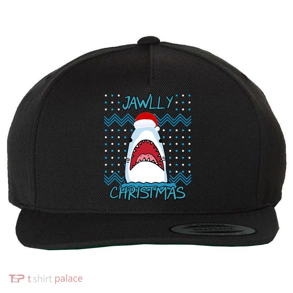 Jawlly Christmas Ugly Wool Snapback Cap