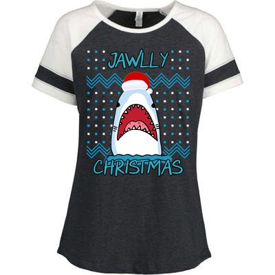 Jawlly Christmas Ugly Enza Ladies Jersey Colorblock Tee