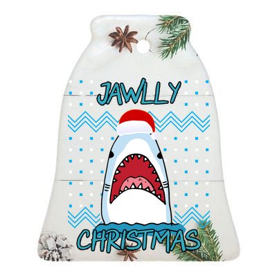 Jawlly Christmas Ugly Ceramic Bell Ornament