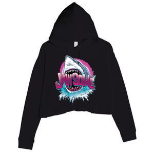 Jawsome Crop Fleece Hoodie