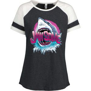 Jawsome Enza Ladies Jersey Colorblock Tee