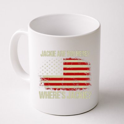 Jackie Are You Here Where's Jackie Funny Anti Joe Biden Coffee Mug