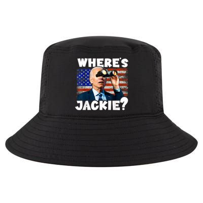 Jackie Are You Here Where's Jackie Funny Anti Joe Biden Cool Comfort Performance Bucket Hat