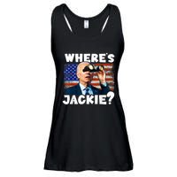 Jackie Are You Here Where's Jackie Funny Anti Joe Biden Ladies Essential Flowy Tank