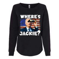 Jackie Are You Here Where's Jackie Funny Anti Joe Biden Womens California Wash Sweatshirt