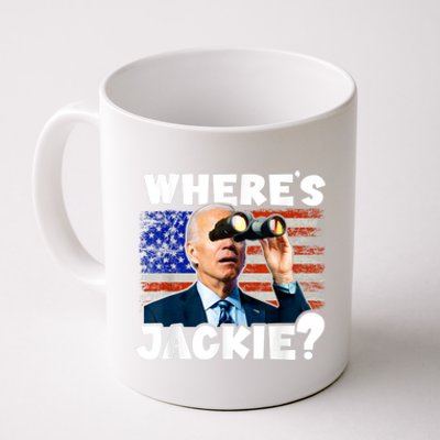 Jackie Are You Here Where's Jackie Funny Anti Joe Biden Coffee Mug