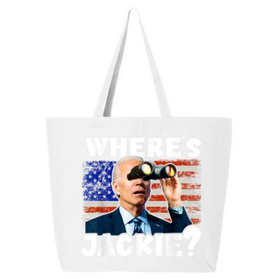 Jackie Are You Here Where's Jackie Funny Anti Joe Biden 25L Jumbo Tote