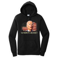 Jackie Are You Here Where's Jackie Funny Anti Joe Biden Women's Pullover Hoodie