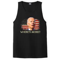 Jackie Are You Here Where's Jackie Funny Anti Joe Biden PosiCharge Competitor Tank