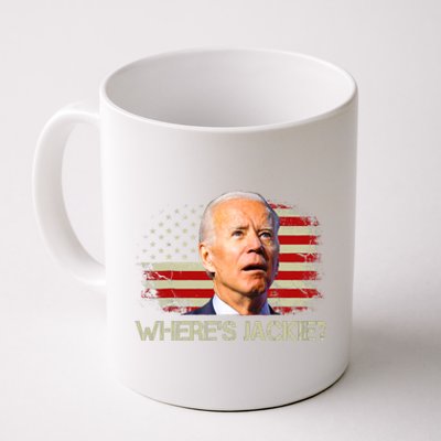 Jackie Are You Here Where's Jackie Funny Anti Joe Biden Coffee Mug