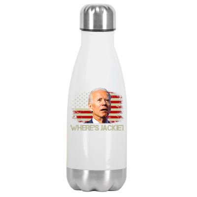 Jackie Are You Here Where's Jackie Funny Anti Joe Biden Stainless Steel Insulated Water Bottle