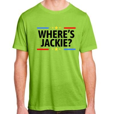 Jackie Are You Here Where's Jackie Funny Anti Joe Biden Adult ChromaSoft Performance T-Shirt