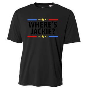 Jackie Are You Here Where's Jackie Funny Anti Joe Biden Cooling Performance Crew T-Shirt